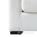 Biała tkanina Sofa Sofa Meble do salonu Sofa